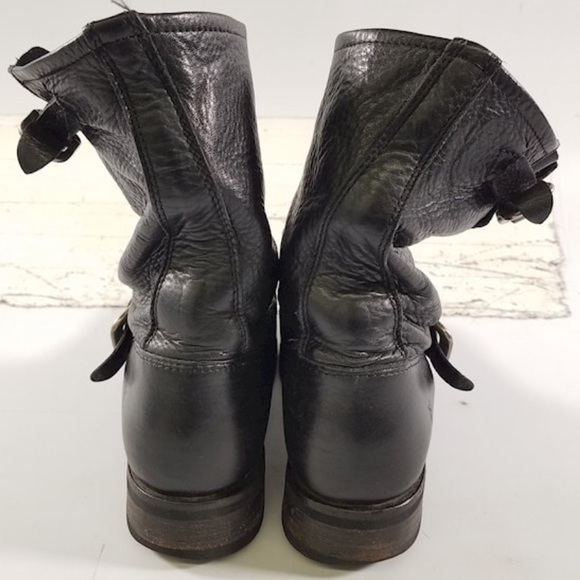 Frye Veronica Shortye Black Boots #6B - Picture 5 of 11